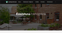 Desktop Screenshot of eskilstunafolkhogskola.nu