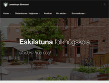 Tablet Screenshot of eskilstunafolkhogskola.nu
